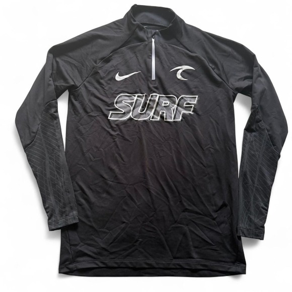 Nike Other - Nike Black Surf Cup Quarter Zip Long Sleeve Pullover - Size M